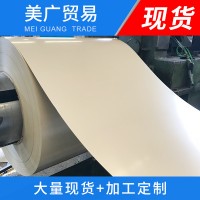 白色彩涂板雙面貼膜 大量供應鍍鋁鋅彩涂板 彩涂鋼卷 現貨批發