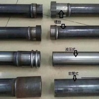 供應現貨鉗壓式薄壁50聲測管 淺樁高層建筑用聲測管