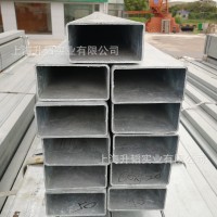 現貨供應鍍鋅矩型管60*100*4.0熱鍍鋅方管60*120*4.5材質Q235B