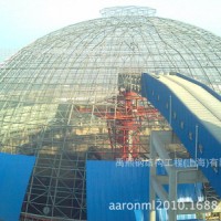 鋼結構網架結構工程設計，球形網架制作 玻璃采光頂工程設計建造