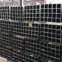 廠家直銷黑方管Q235B 鍍鋅方管 現貨供應 黑色方管 無縫鍍鋅鋼管