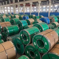 供應可分邊304/201不銹鋼冷熱軋卷板 壓花熱鍍定尺開平磨邊分條卷