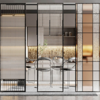 不銹鋼屏風隔斷源頭廠家直銷別墅客廳酒店餐廳玄關屏風隔斷售樓部