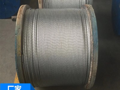 廠家供應(yīng)熱鍍鋅鋼絲鋼絞線 通訊電力拉線電力鋼芯 支持定做型號全