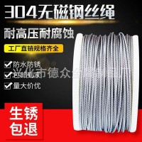 廠家批發(fā) 304 0.6mm穿珠鋼絲線 細(xì)精密飾品漁具鋼絲線鋼絲繩