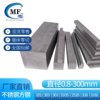 304不銹鋼扁鋼扁條316不銹鋼排條實心鋼塊冷拉方鋼鋼條不銹鋼板條