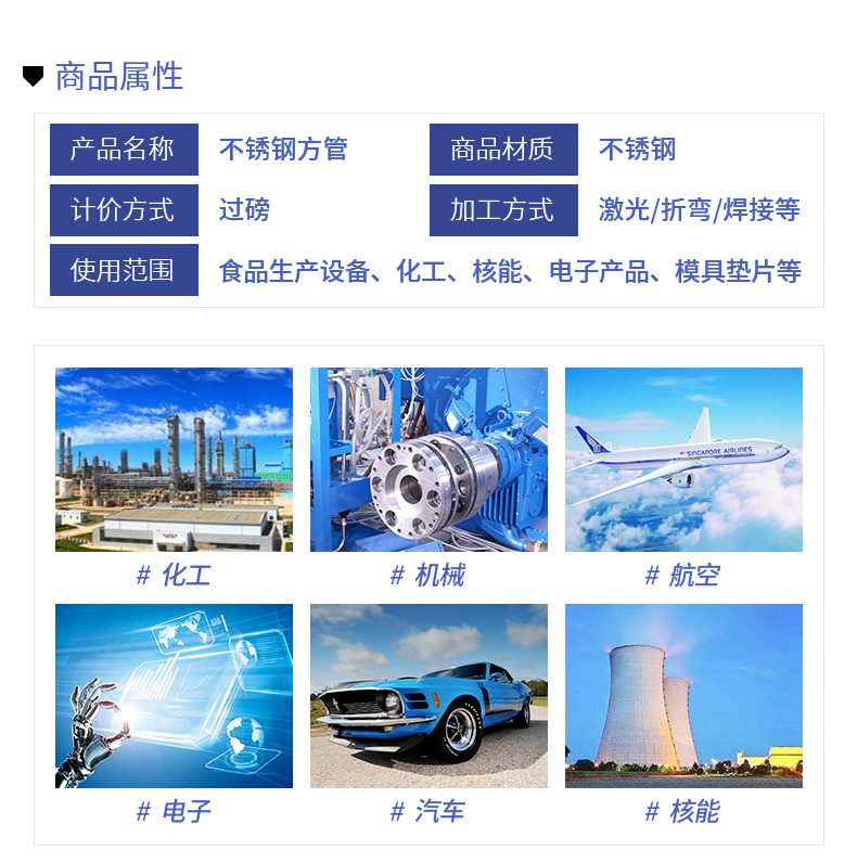 不銹鋼方管