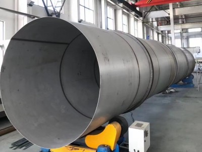 廠家定做304L 316L不銹鋼熱軋板 錐形 彎頭焊接通風管道 卷筒滾圓