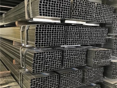 現貨批發鍍鋅方管 Q235B鍍鋅方鋼建筑裝飾金屬制品方矩管規格齊全