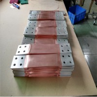 焊接加工兩頭銅板中間銅皮銅排軟連接導電電氣 電工銅母線伸縮節(jié)