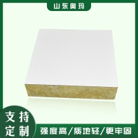 廠(chǎng)家批發(fā)凈化巖棉板巖棉彩鋼板 彩鋼機(jī)制巖棉夾芯板 巖棉夾芯板
