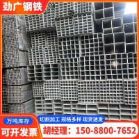 廣東廠家批發方管 Q235B薄壁空心方管 建筑鋼結構用黑料鍍鋅方管