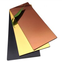 進口德國安鋁1100G 320G金色鏡面鋁板，銀色鏡面鋁卷