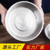 不銹鋼盤304食品級盤子菜盤碟子家用飯店魚盤燒烤盤深盤圓形批發
