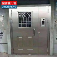 不銹鋼樓宇門 小區進戶單元門 對講防盜門 工程鋼質防盜門