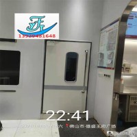 西式餐廳廚房自由門便利店白色刷卡門食品廠不銹鋼防撞門質量穩定