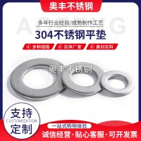 可定制316不銹鋼平墊國(guó)標(biāo)平墊圈 華司 介子M2.5-64不銹鋼平墊