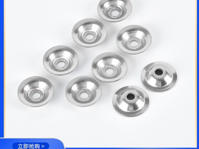 廠家批發不銹鋼碗型碟形草帽墊圈 工業緊固不銹鋼墊片金屬墊片