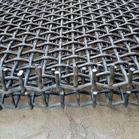 廠家直供廣東河源建筑防護65錳鋼篩網軋花網金屬編織網軋花網