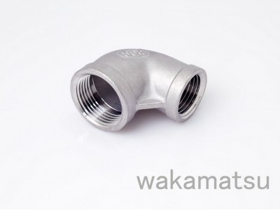 廠家批發90°等徑彎頭 不銹鋼衛生彎頭 不銹鋼絲扣管件