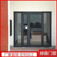 廠家自營鋁型材樓宇進戶門 小區單元入口門廠家專業